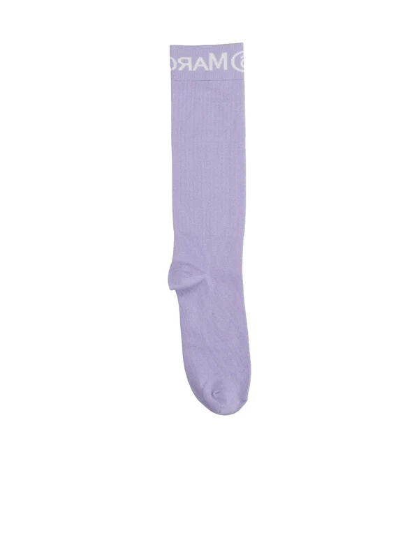 Mm6 Maison Margiela Purple Socks - Image 2