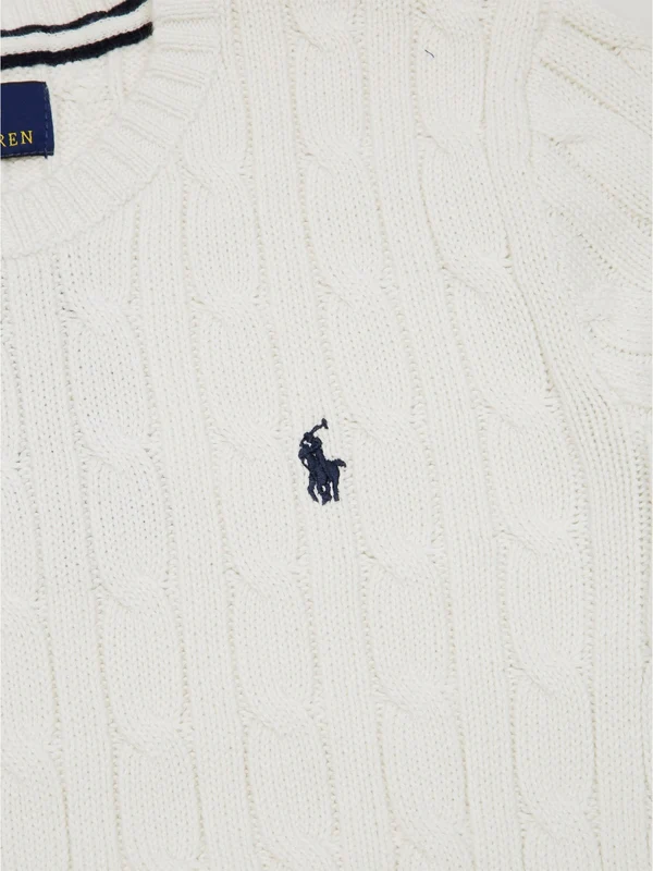 Polo Ralph Lauren Ivory Knitted - Image 3
