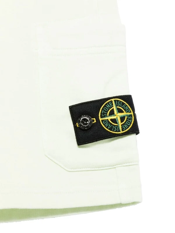 Stone Island Green Shorts - Image 3