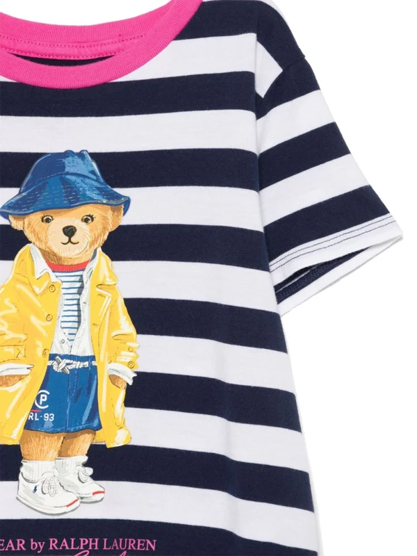 Polo Ralph Lauren Navy Striped Dress - Image 3