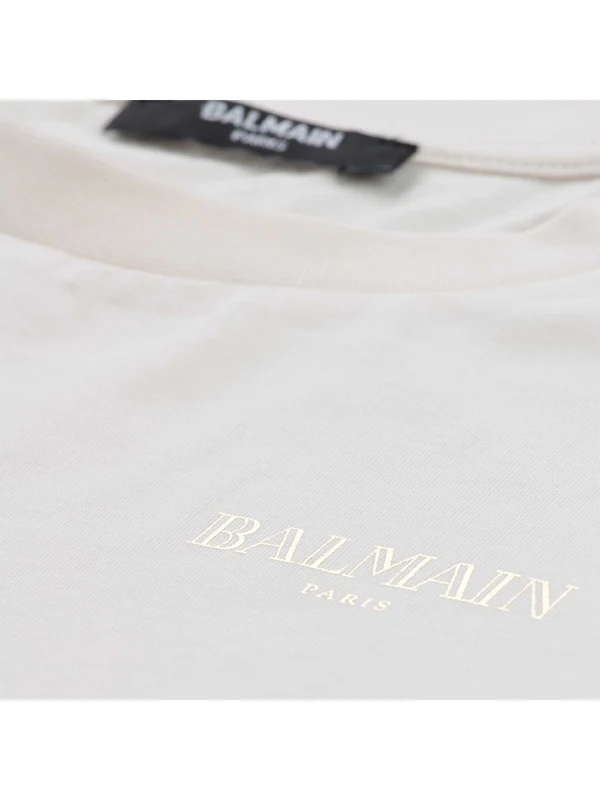 Balmain White Half Sleeve - Image 3
