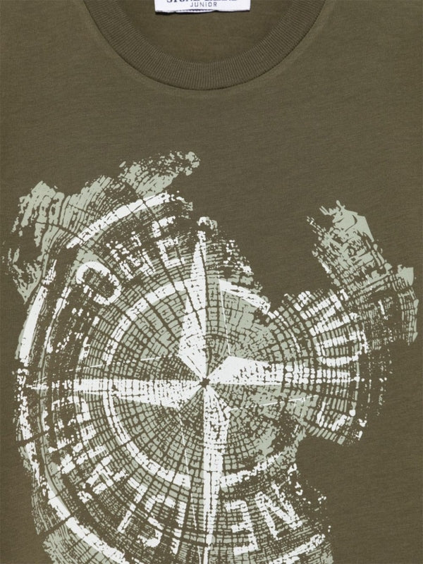 Stone Island Green Half Sleeve - Image 3