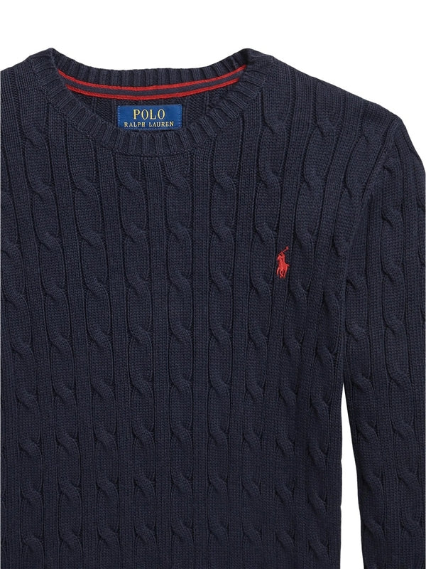 Polo Ralph Lauren Navy Knitted - Image 3
