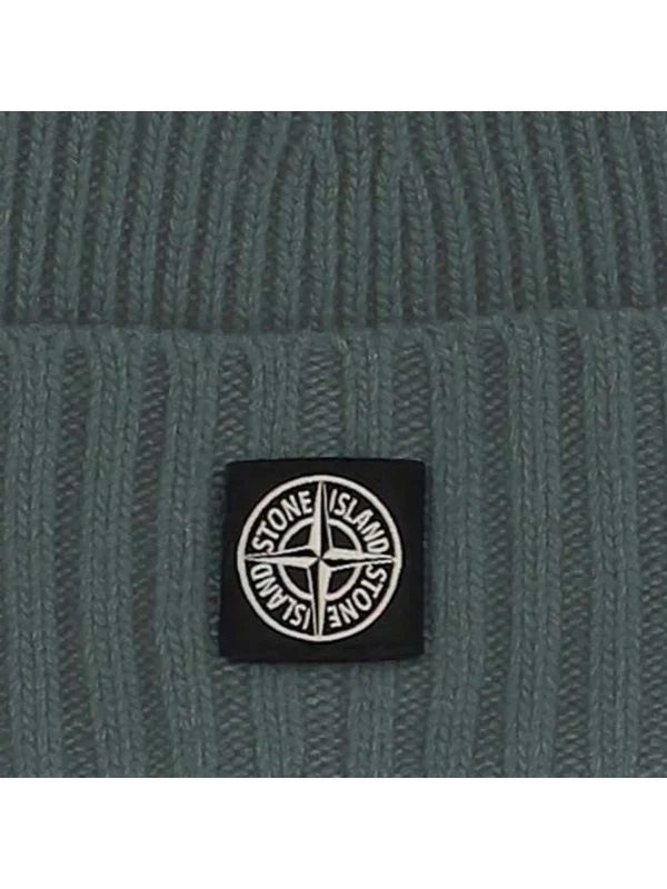 Stone Island Green Beanies - Image 3