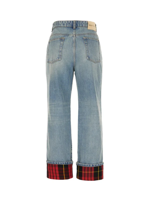 Alexander Mcqueen Blue Denim Pants - Image 2