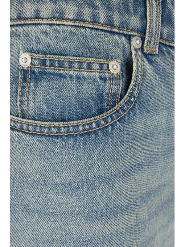 Alexander Mcqueen Blue Denim Pants - Image 3