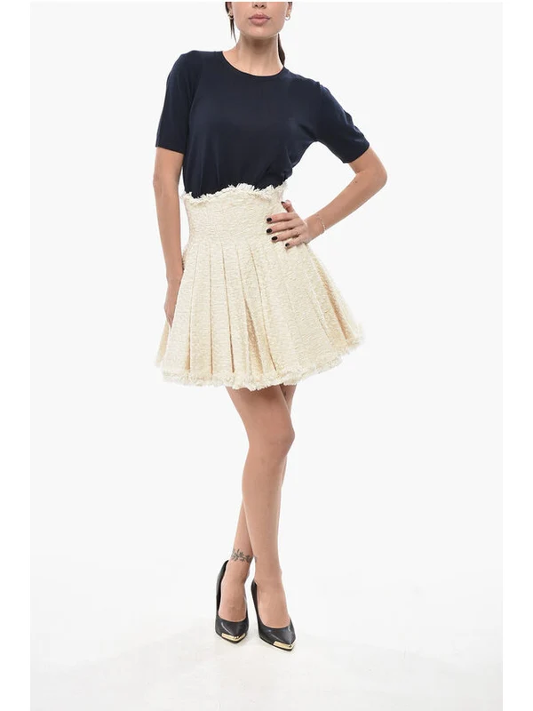 Balmain Ivory Skirts - Image 4