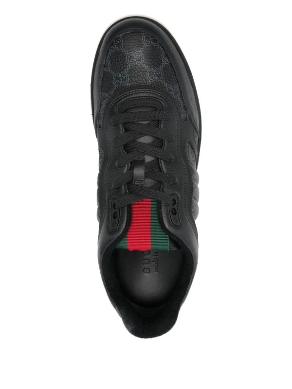 Gucci Black Low Top Sneakers - Image 4