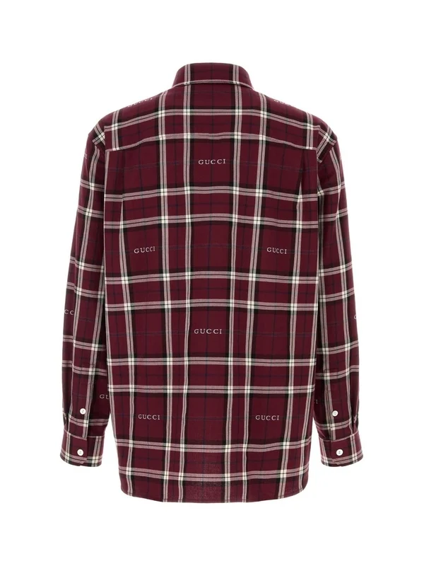 Gucci Burgundy Shirts - Image 2