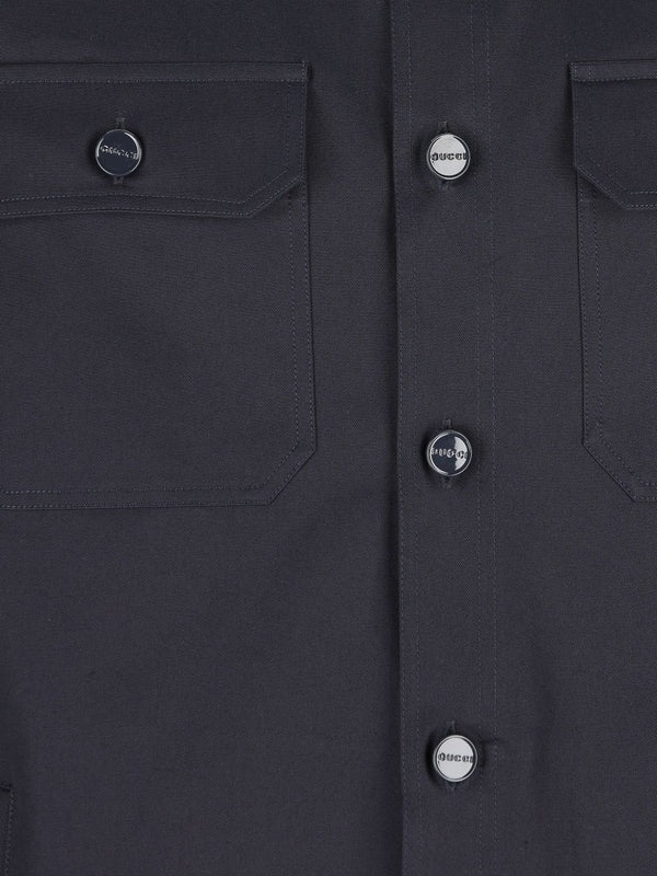 Gucci Navy Shirts - Image 4