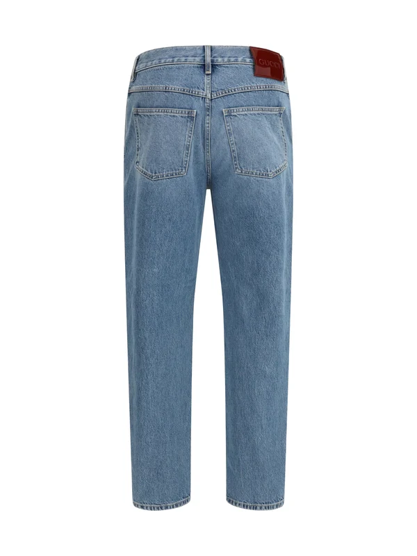 Gucci Blue Denim Pants - Image 2