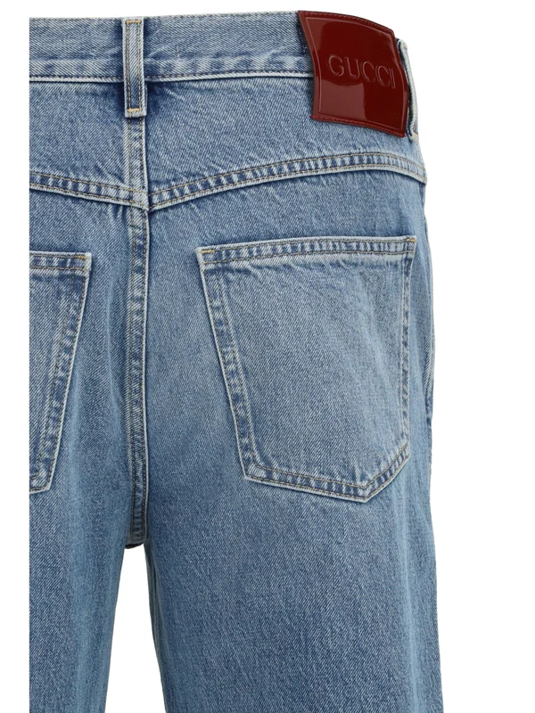 Gucci Blue Denim Pants - Image 3