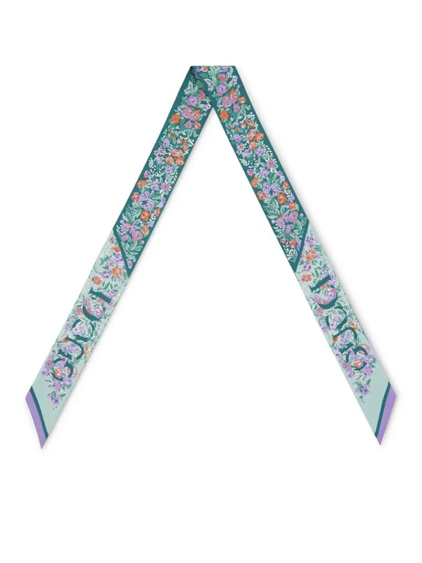 Gucci Blue Silk Mufflers - Image 2