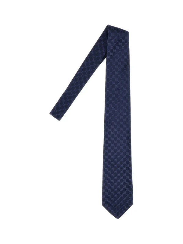 Gucci Navy Neck Ties - Image 2