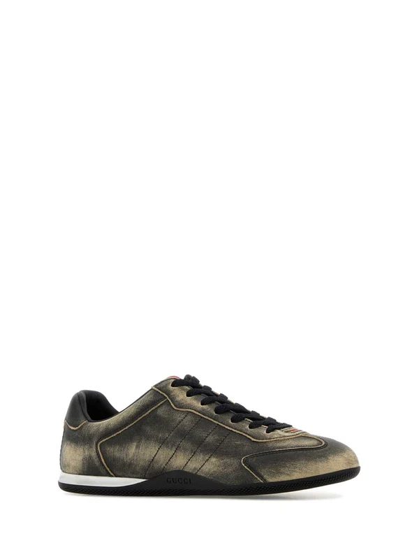 Gucci Black Low Top Sneakers - Image 2