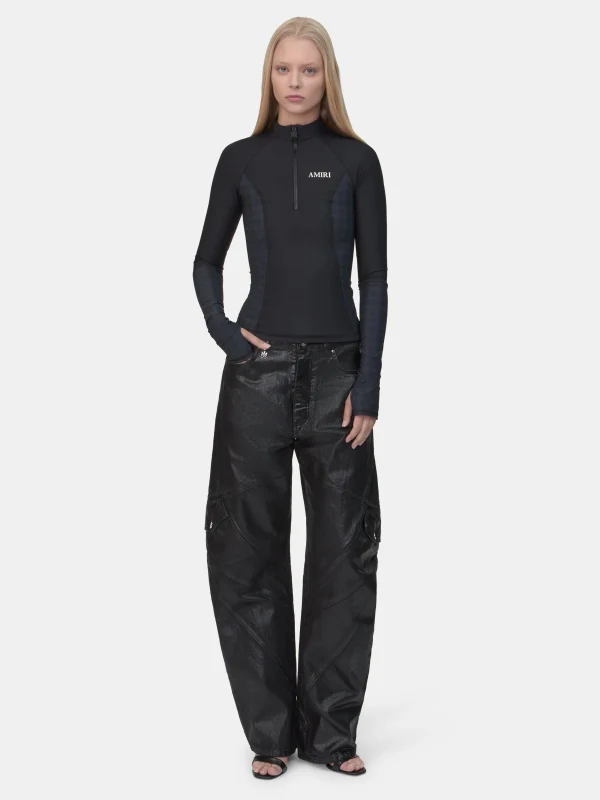 Amiri Black Polo Shirts - Image 2
