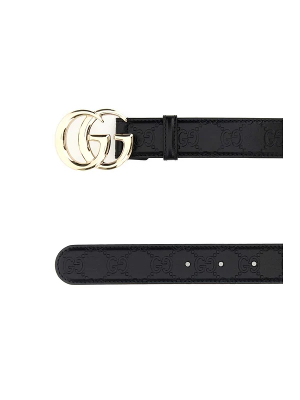 Gucci Black Leather Belts - Image 2