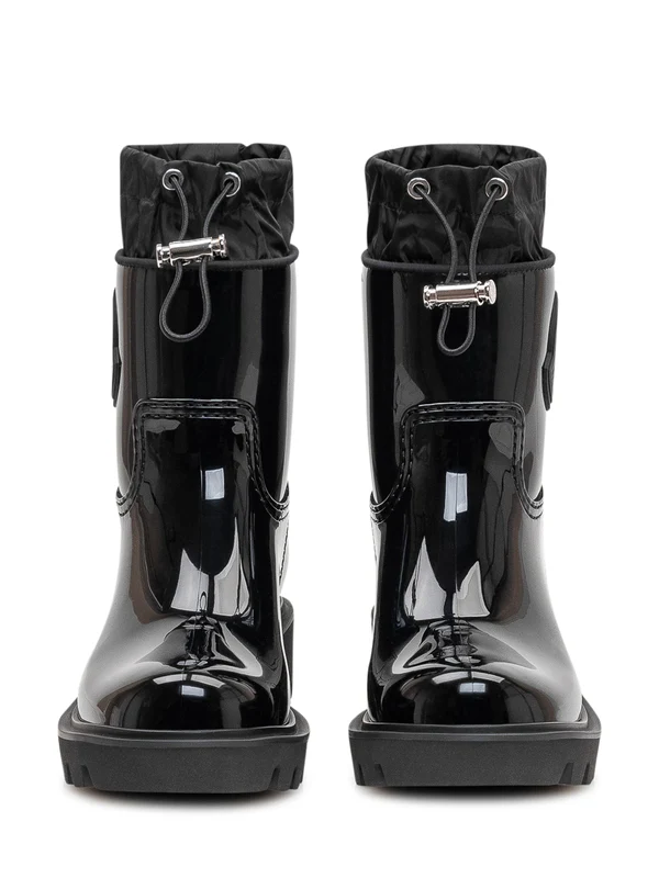 Moncler Black Ankle Boots - Image 2