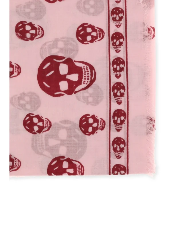 Alexander Mcqueen Pink Other Fabric Mufflers - Image 3