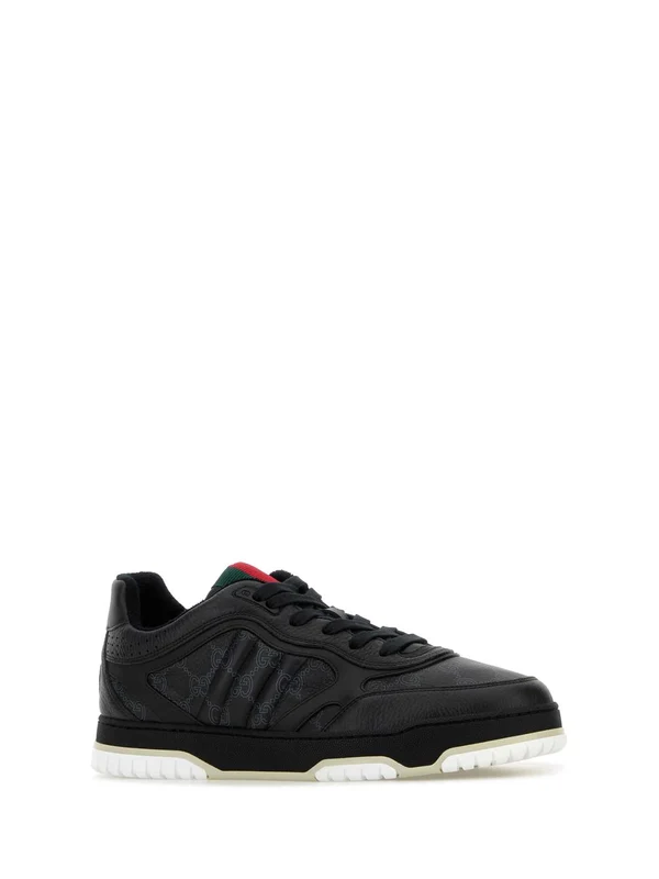 Gucci Black Low Top Sneakers - Image 2