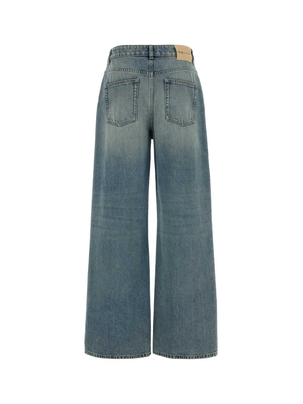Alexander Mcqueen Blue Denim Pants - Image 2