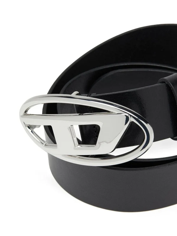 Diesel Black Leather Belts - Image 4