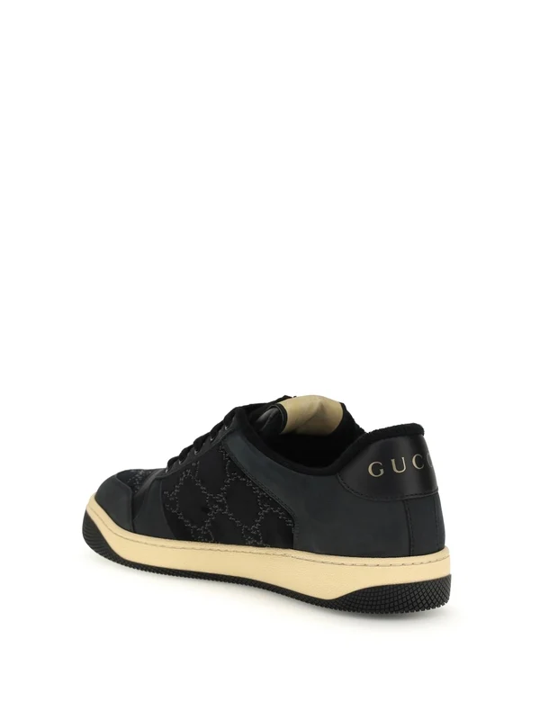 Gucci Black Low Top Sneakers - Image 3