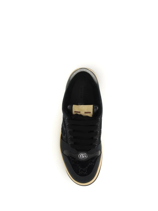 Gucci Black Low Top Sneakers - Image 4