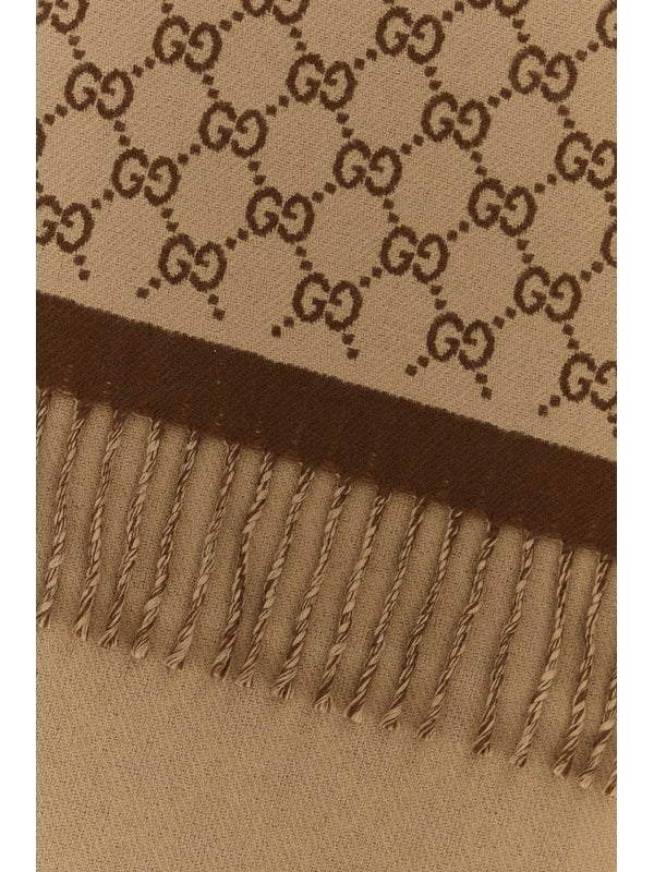Gucci Brown Wool Mufflers - Image 2