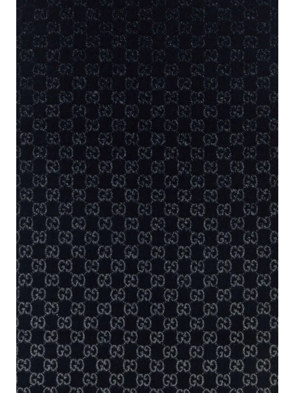 Gucci Black Wool Mufflers - Image 3