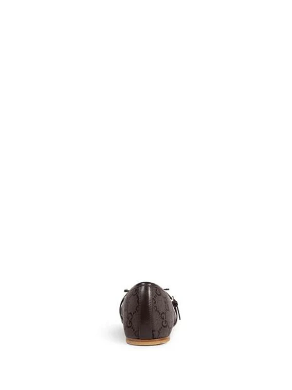 Gucci Brown Flat Shoes - Image 2