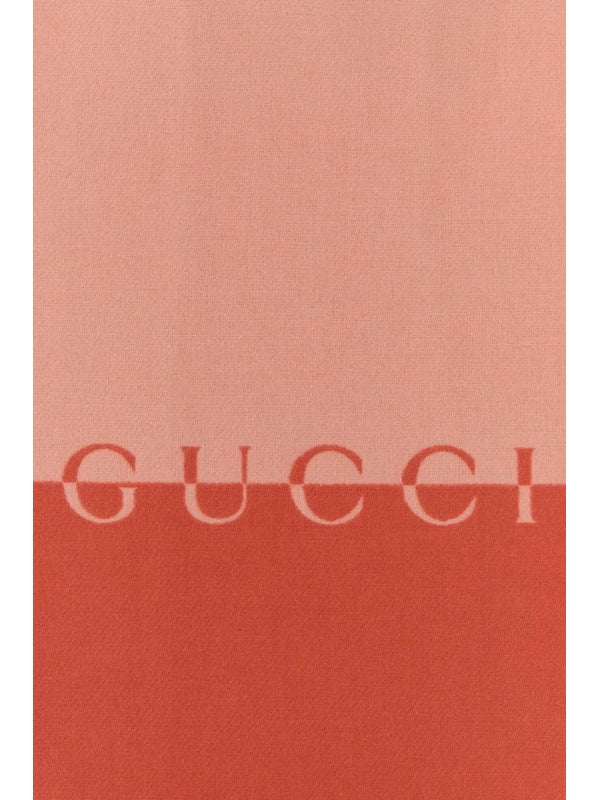 Gucci Pink Wool Mufflers - Image 3