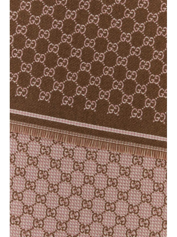 Gucci Brown Wool Mufflers - Image 2