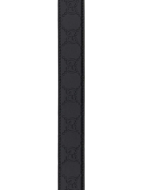 Gucci Black Leather Belts - Image 3