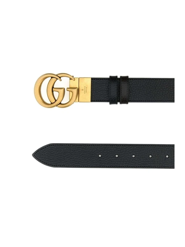 Gucci Black Leather Belts - Image 2