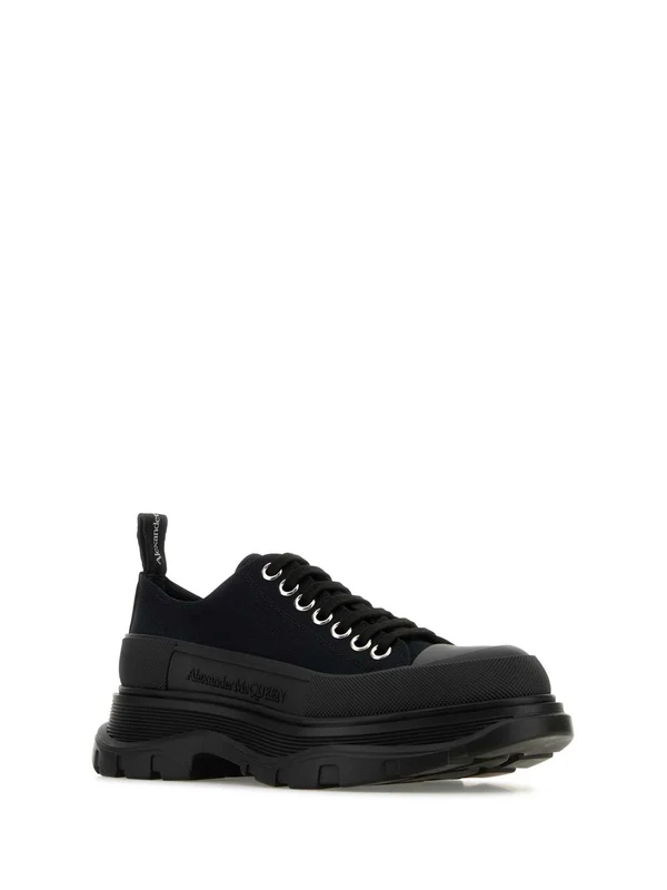 Alexander Mcqueen Black Low Top Sneakers - Image 2