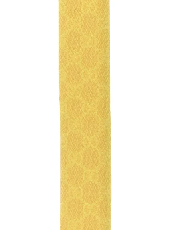Gucci Yellow Silk Mufflers - Image 3