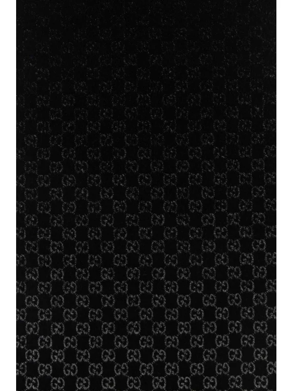 Gucci Black Wool Mufflers - Image 3