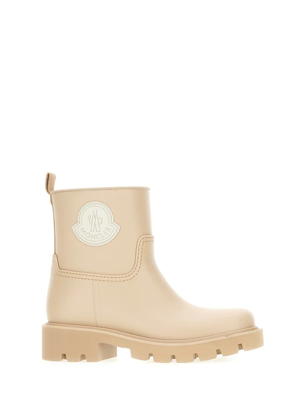 Moncler Beige Ankle Boots - Image 2