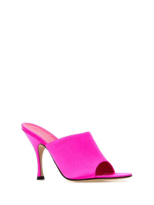 Gucci Pink Sandal Heels - Image 2