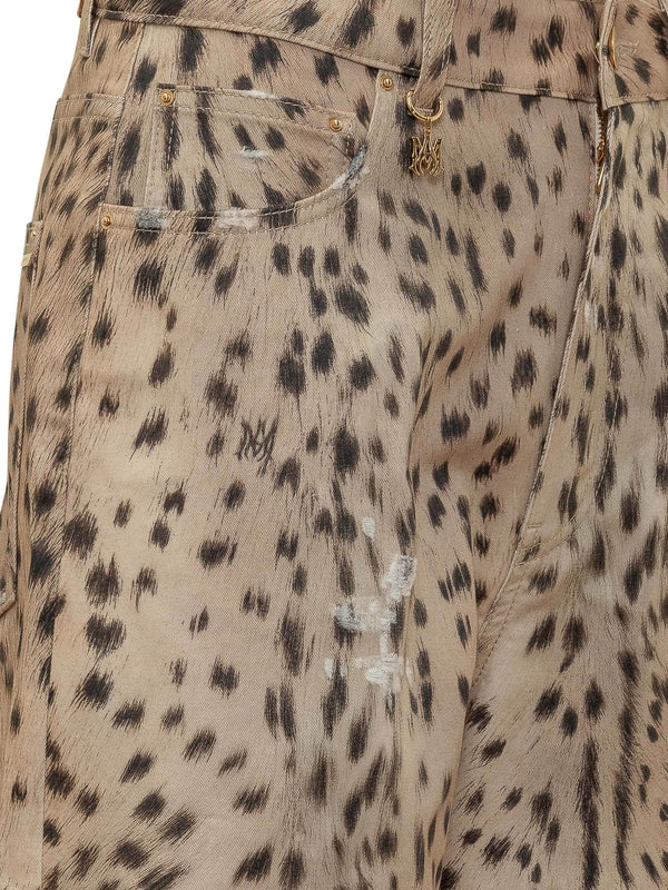 Amiri Brown Denim Pants - Image 4