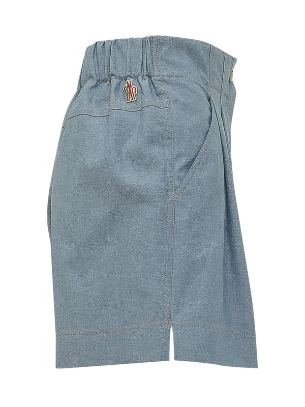 Moncler Blue Shorts - Image 3
