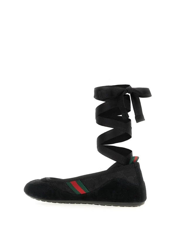 Gucci Black Flat Shoes - Image 3