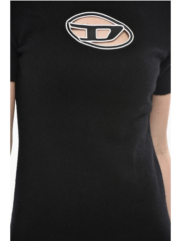 Diesel Black Mini Dress - Image 3