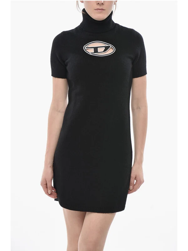 Diesel Black Mini Dress - Image 4