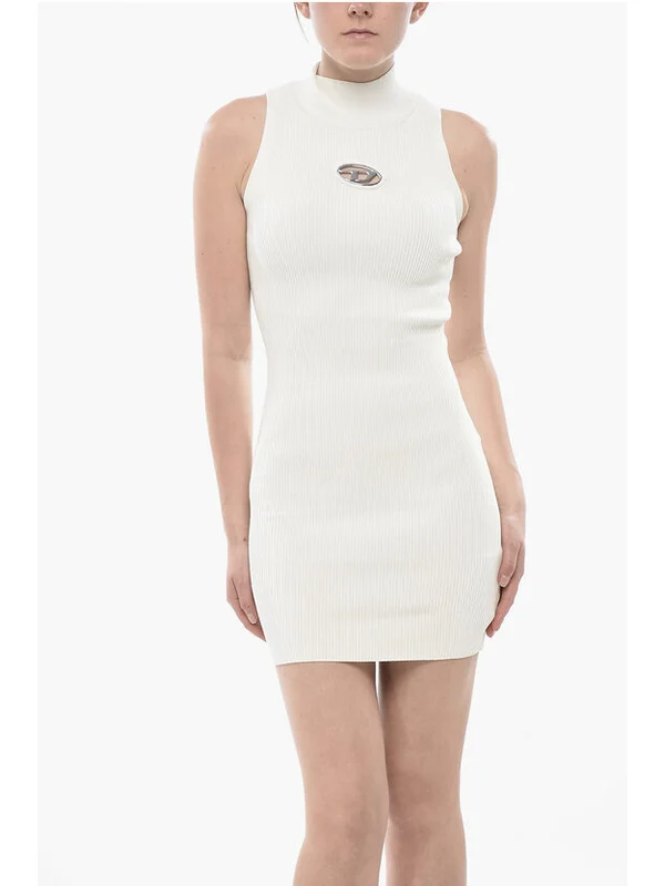 Diesel White Mini Dress - Image 4