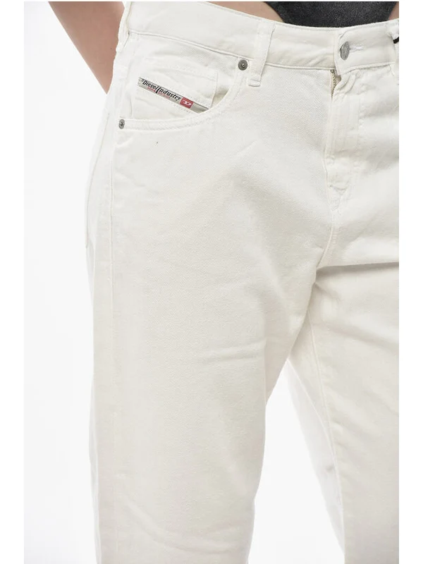 Diesel White Denim Pants - Image 3