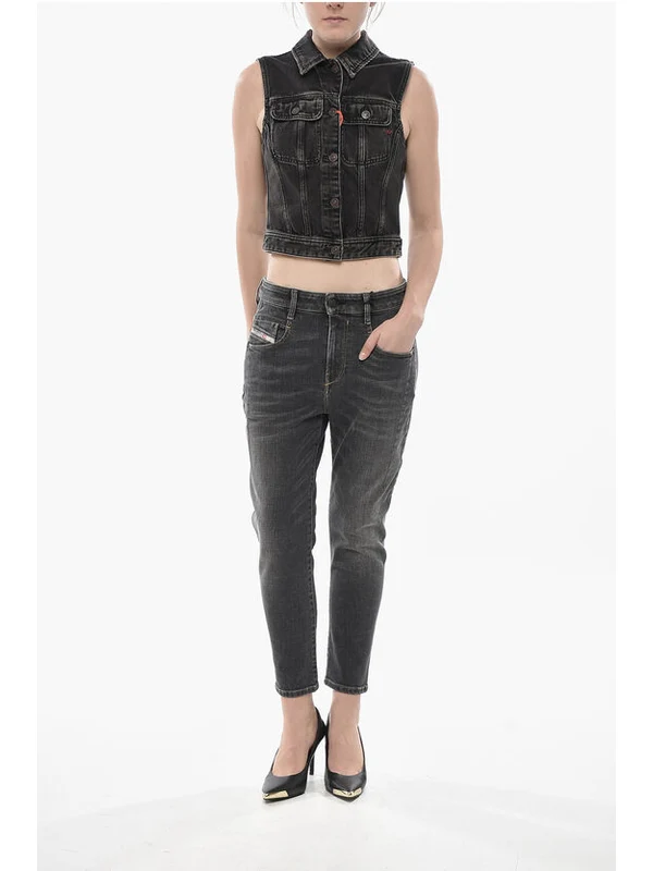 Diesel Grey Denim Pants - Image 4