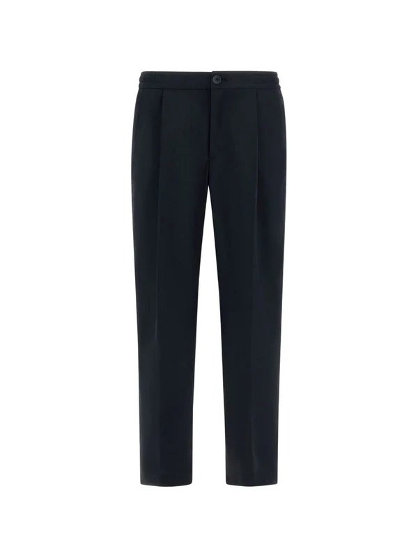 Herno Navy Trousers - Image 2