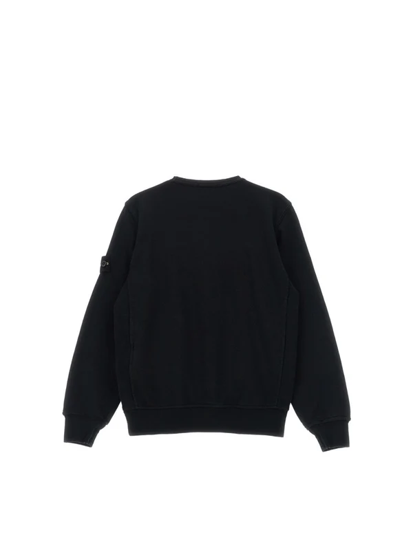 Stone Island Black Sweatshirts - Image 2